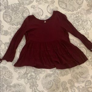 American Eagle Maroon Blouse